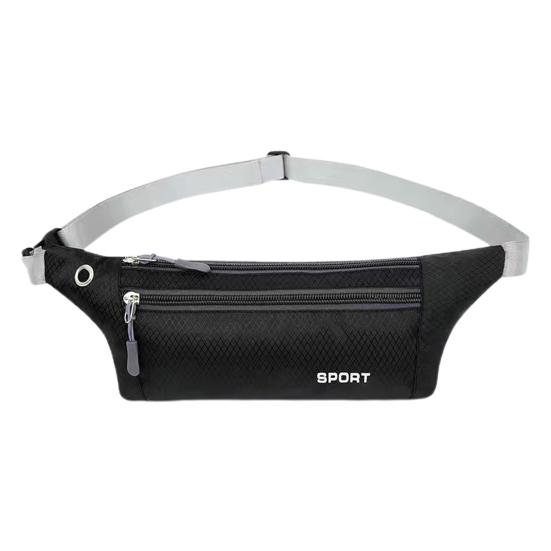 Fanny Pack Multifunction Adjustable High Capacity Multi-pocket Zipper Closure Storage Tear-resistant Outdoor Sports Waist Bag Daily Use