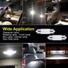 4/10 PCS C5W Festoon 31mm 36mm 39mm 41mm LED Bulbs COB 12V 6000K White Car Interior Dome Maps Reading Trunk Linse Plate Lights