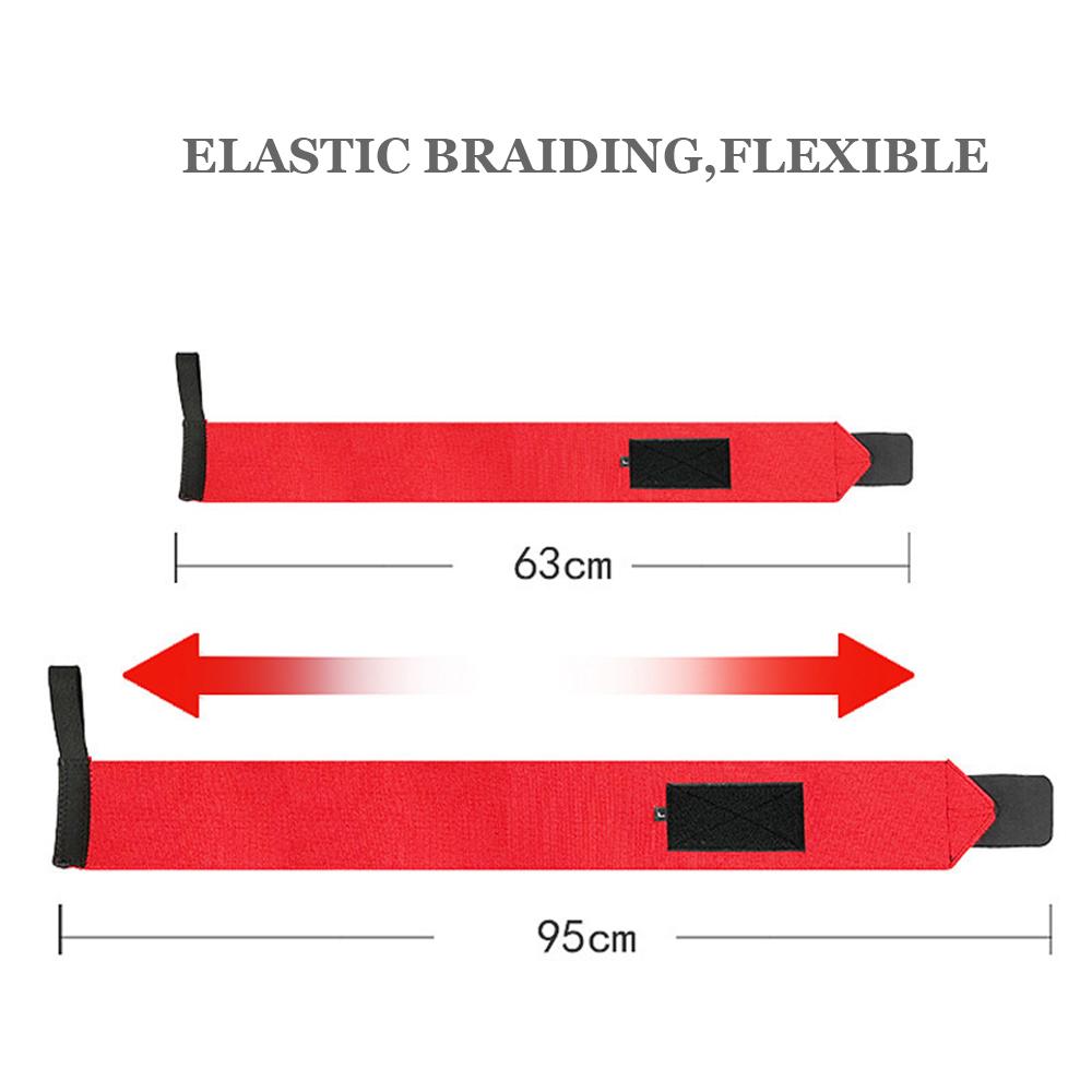 Weight Lifting Elastic Wrist Wraps Wrist Support Brace for Gym Workout Fitness Powerlifting Bodybuilding Crossfit Wristband