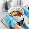 Kitchen Silicone Dishwashing Gloves, Household Cleaning, Waterproof Dishwashing Brush