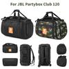 Сумка для хранения динамика для JBL Partybox Club 120 Большой вместимости Дорожный чехол для переноски BT-динамика Дышащий рюкзак Наплечная сумка