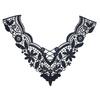 Yousheng Embroidered Lace Collar Hollow Out Lace Fabric Trim Applique Neckline Women Lace Collar Applique for DIY Sewing Supplies Wedding Dress