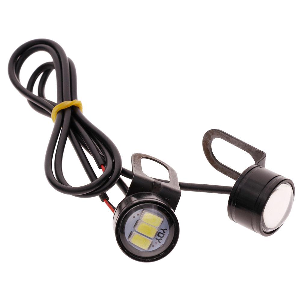 2 шт. светодиодные мотоциклетные стробоскопические фары, супер яркие противотуманные фары Eagle Eye, фары 12 В, дневные ходовые огни, аксессуары для мото