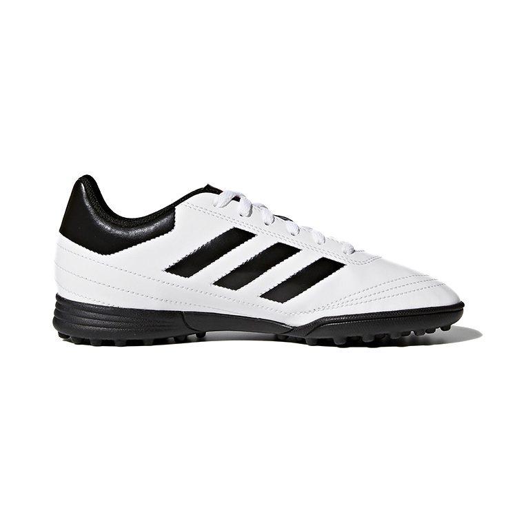 adidas VI TF Удобные Круглый Носок Амортизация, Износостойкие Низкие Футбольные Бутсы Черно-Белые Детские AQ4305