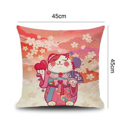 Бытовая наволочка с принтом кота, наволочка, декоративная наволочка