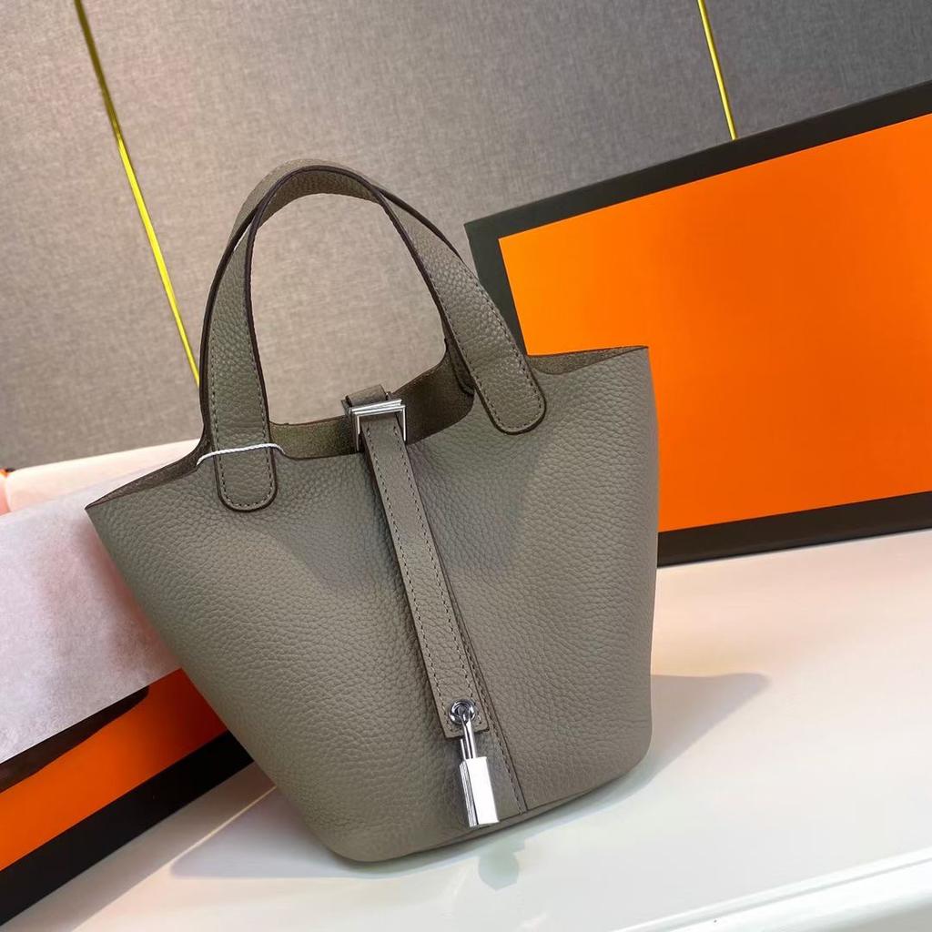 Высококачественная полуручная плетеная сумка-корзина из растительных волокон togo первый слой коровья кожа commuter bag натуральная кожа портативная сумка-ведро женская 18 см