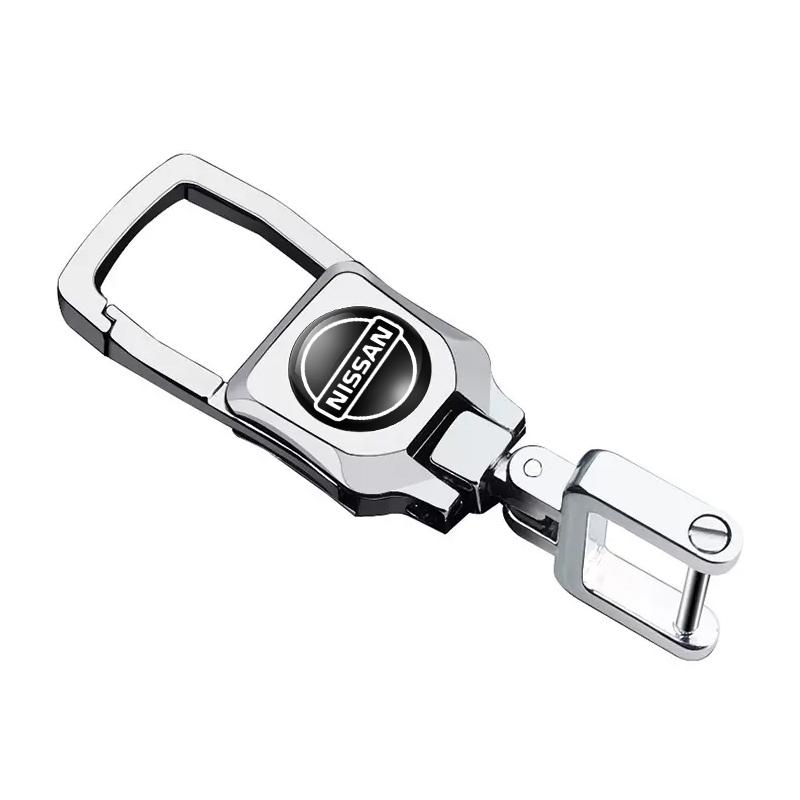 Fashion 3D Metal Car Styling Keychain Key Chain Ring Key Holder For Nissan Nismo Tiida Teana Skyline Juke X-trail Almera Qashqai