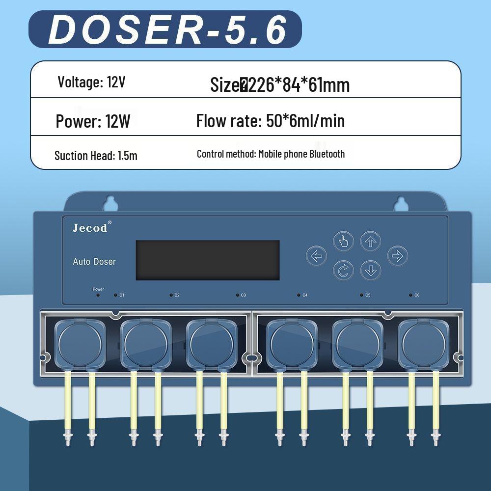Jebao DP2/3/4 Автоматический перистальтический дозирующий насос для морской воды Расширение (DP3S/DP4S)