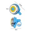 Flower Multi-color Horn Sound Alarm Safety Bike Bell Outdoor Protective Cycling Bicycle Handlebar