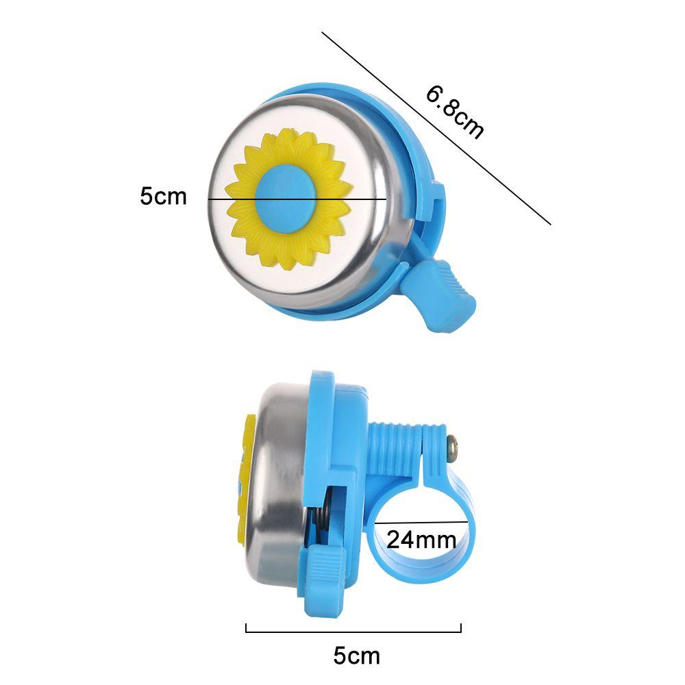 Flower Multi-color Horn Sound Alarm Safety Bike Bell Outdoor Protective Cycling Bicycle Handlebar