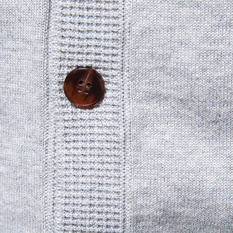 Callaway 2025 Осень/Зима Новый Вышитый Свитер Мужской Кардиган Свитер Высокого Качества Деловой Однотонный Трикотажный Свитер