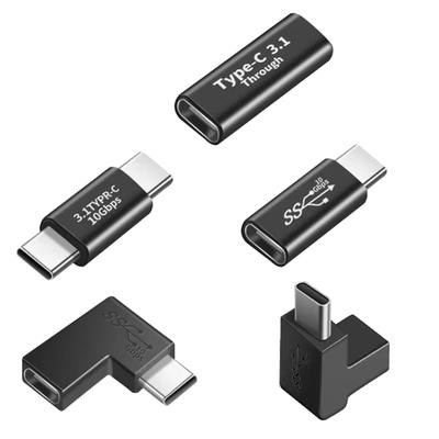 USB 3.1 Type C Разъем-переходник Female на Male Маленький размер для эффективной передачи данных и удобного подключения нескольких устройств
