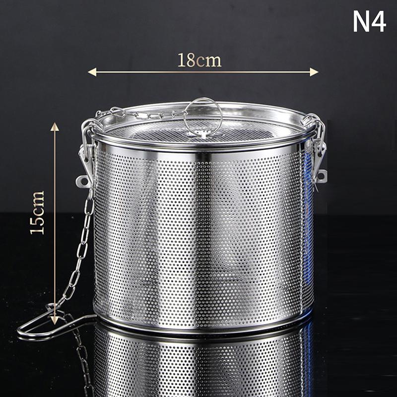 Корзина для маринада для тушения с крючком Ситечко для рассыпного чая Корзины для приправ Овощной Полезный Фильтр Нержавеющая сталь Бытовая Банка для специй