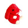 Small Lop-Eared Red Rabbit Plush Toy, Approximately 12cm Tall, Starchild, Made In Japan