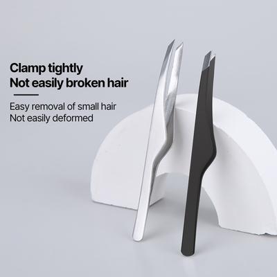 Косметические инструменты Нержавеющая сталь Брови Ресницы Двойные наклейки для век Пинцет для макияжа в форме меча