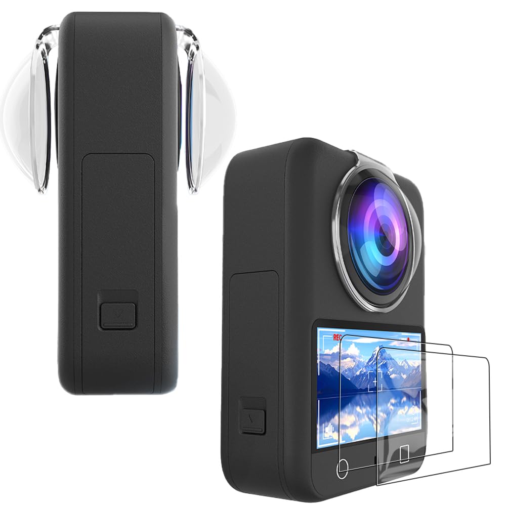 KYK SHOW Compatible with DJI Osmo 360 Camera Lens 9H Optical Glass Protective Tempered Glass DJI Osmo 360 Protective 9H Screen Scratch High Lens