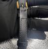 [Pre-Owned] Check Adjustable Shoulder Strap Zipper Cotton Blend Calfskin Camera Bag - Very Good #1A8DUGG