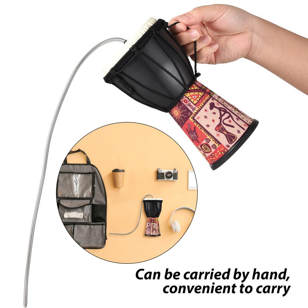 4-дюймовый пружинный барабан Громовой барабан Инструмент звукового эффекта ПВХ Легкий Портативный Громовой барабан Яркий Гром