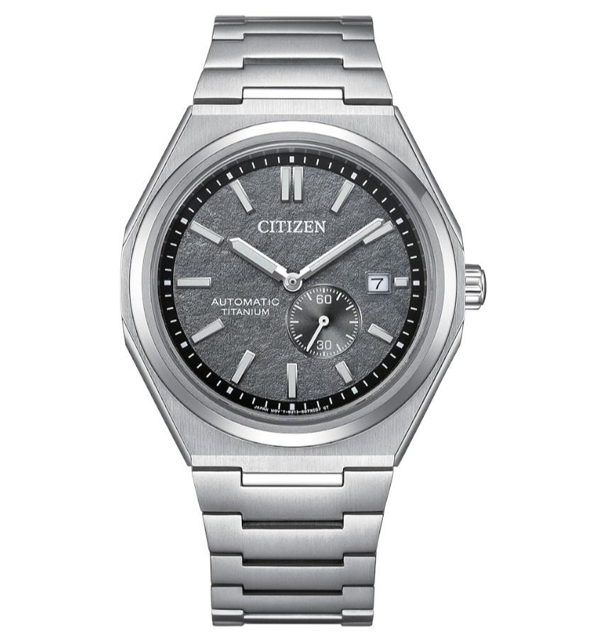 Citizen Мужские механические часы Zenshin Super Titanium с запасом хода 40 часов NJ0180-80H