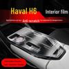 Защитная пленка для салона Haval H6 третьего поколения: Рычаг переключения передач, Центральная консоль, Экран, Приборная панель.