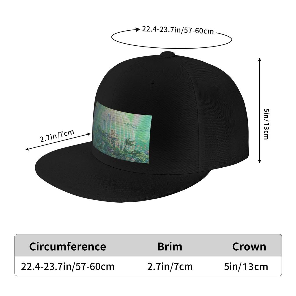 Поньо Раскраска Аниме Подводные Бейсболки Snapback Модные Бейсболки Дышащие Повседневные Кепки Для Улицы Унисекс