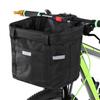 Bicycle Front Basket Removable Waterproof Bike Handlebar Basket Pet Carrier Frame Bag