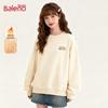 Baleno Women's Fleece Lined Lucky Smile Sweatshirt