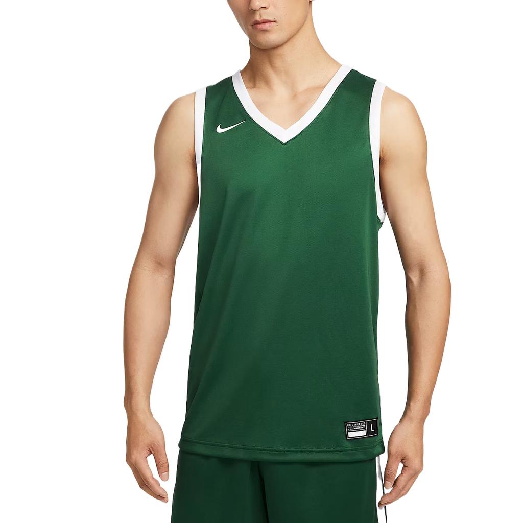 Nike Dri Fit Кроссовер Сток Баскетбольная майка Мужская Зеленая IB8638-341