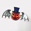3D Halloween Wall Decor Set: PVC Pumpkin & Bat Stickers for Festive Scenes