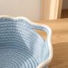 Space Saving Ins Desktop Storage Box Oval Sundries Storage Organizer Toys Sorting Basket  Bathroom