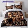 Sons Anarchy Crest Custom Name Pattern Bedding Quilt Set Quilt Cover Pillowcase Home Birthday Gift(1 * duvet cover + 2 * pillowcase, without core)