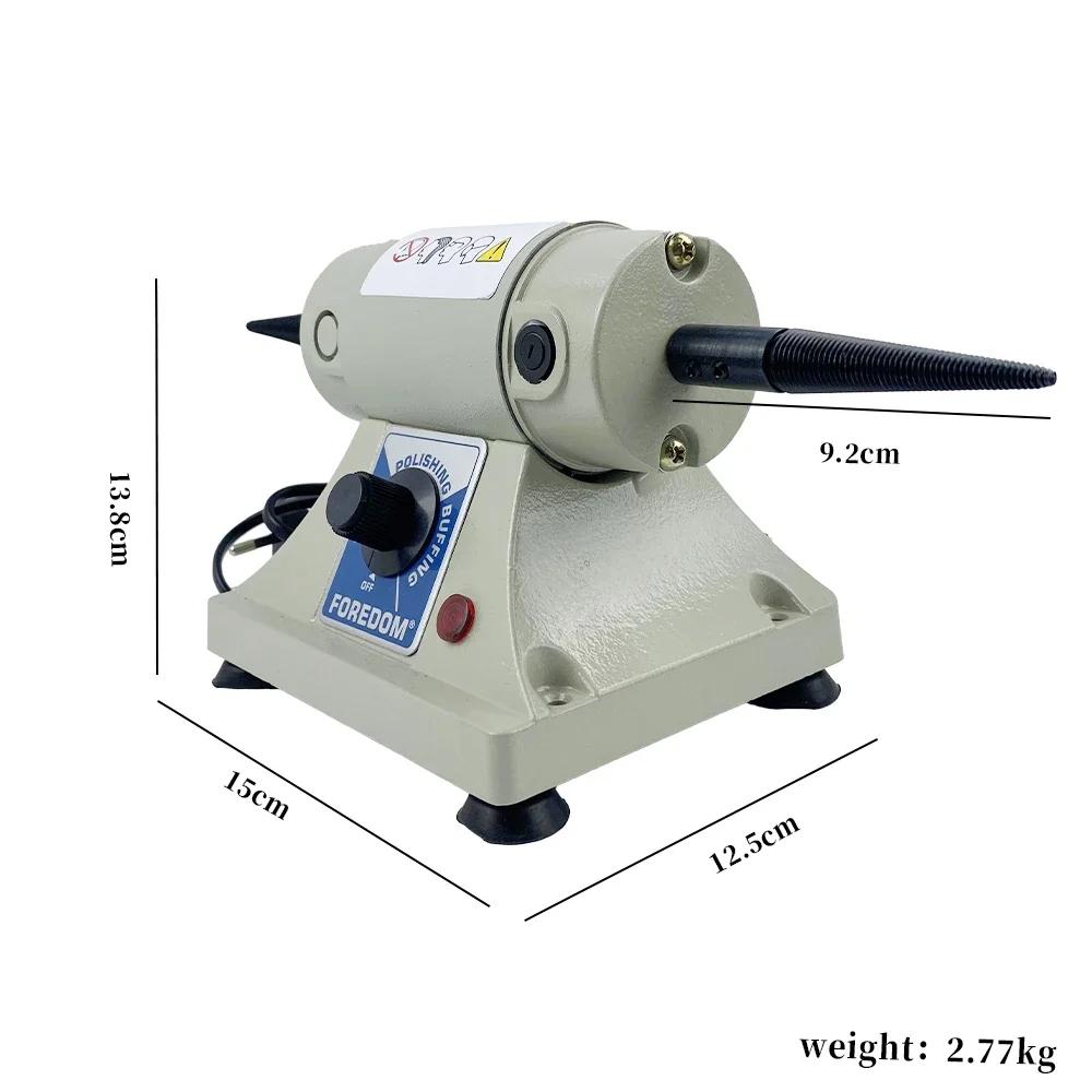 Буфер для полировки ювелирных изделий, настольный буфер для полировки с аксессуарами, многофункциональный электрический токарно-шлифовальный станок для DIY ювелирных изделий, дерева, стоматологии