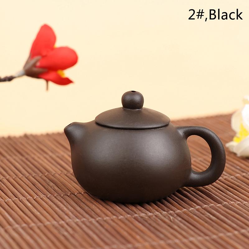 1 шт. фиолетовый глиняный чайник для чая, карманный чайный набор для домашних животных, украшения для чая