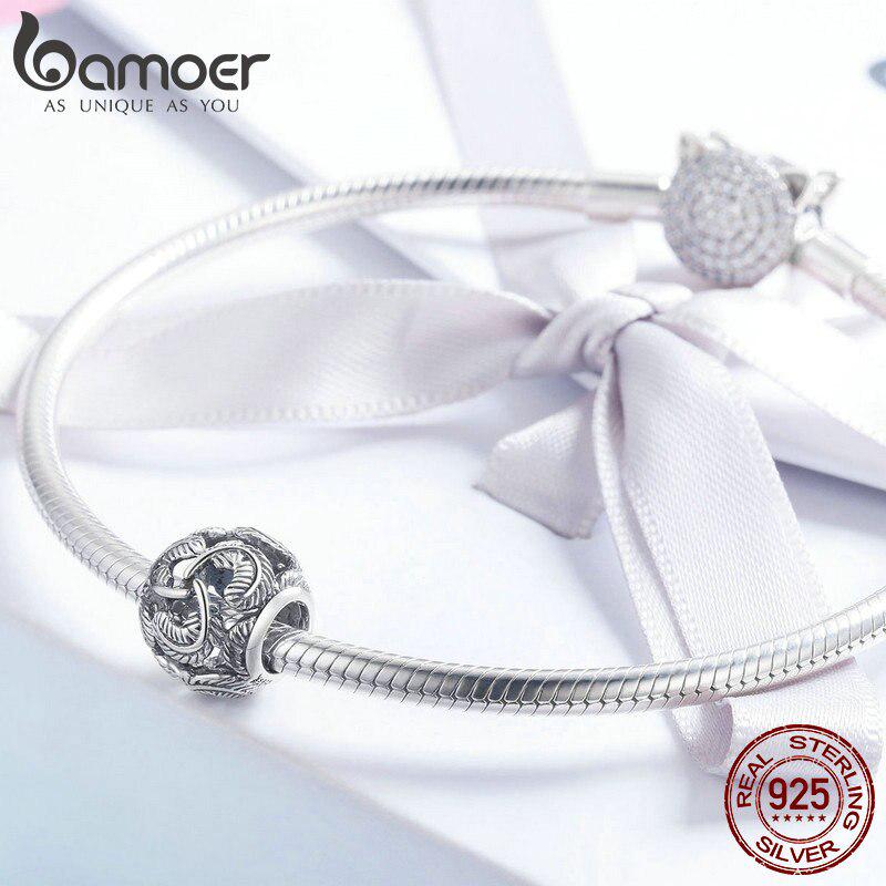Шарм для браслета из стерлингового серебра 925 пробы от BAMOER