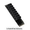 Адаптерная карта M.2 на SATA3.0 ASM1166 6 Гбит/с 8 портов M.2 на SATA 3.0 Riser Card с интеллектуальным индикатором, инструменты в комплекте для настольного ПК