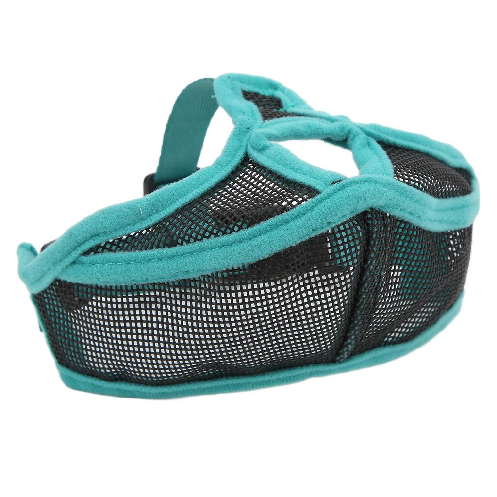 Short Snout Dog Muzzle Mesh Adjustable Breathable Anti Biting Bulldog Short Snout Muzzle for Dogs