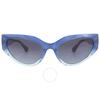 Женские солнцезащитные очки Guess Blue Gradient Cat Eye Gu7787 A 92w 57