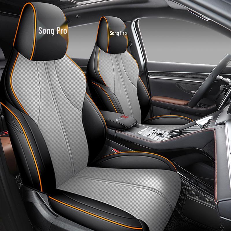 BYD Song PRO dm-i Universal Leather Car Seat Cushion: Four-Season Full Coverage