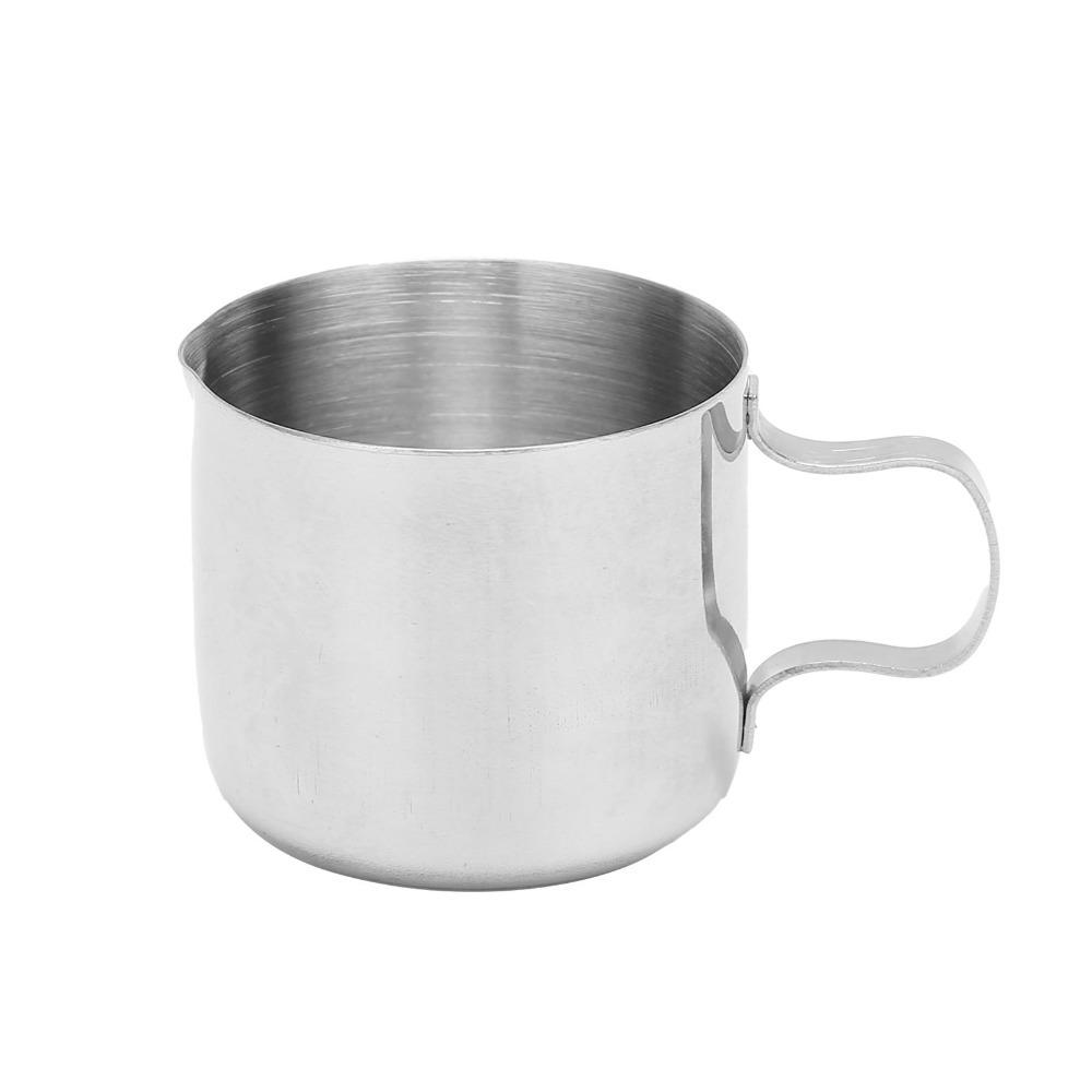 Rustless Steel Milk Frothing Cup 30ml Latte Art Cup Polished Milk Steaming Jug Milk Foam Stirring