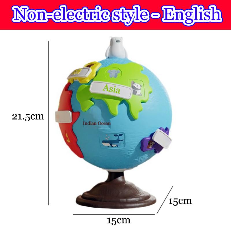 Globe Piano Music Instruments Educational Toys Storytelling World Animal Puzzles Matching Game Children Learning Toys