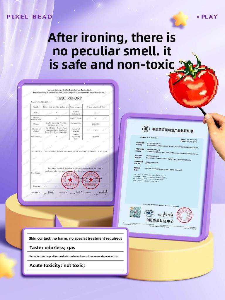 Pindou bean handmade DIY material bag, full set of three-dimensional fusion MARD color number set, tools, ironing paper bag