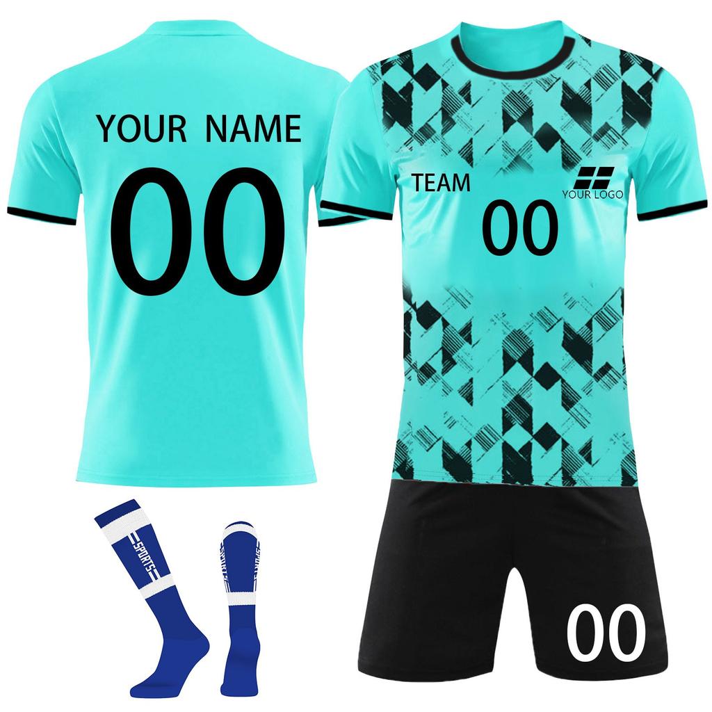 Personalised Shirts Kit Mens Girls With Name Number Custom Football Jerseys For Boys Training Suit