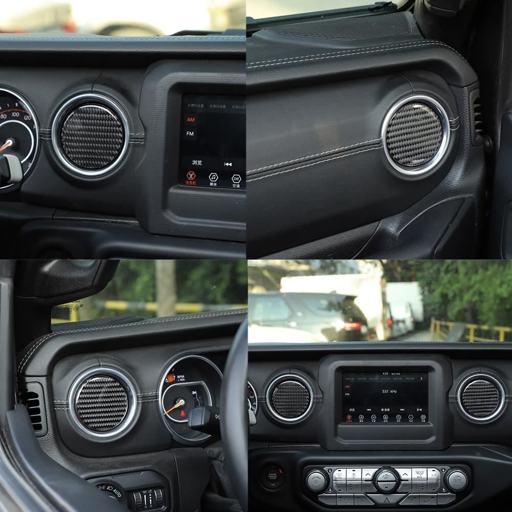 for Jeep Wrangler JL Gladiator JT 2018-2025 Dashboard Air Conditioner Vent Outlet Decoration Cover Trim Car Interior Accessories