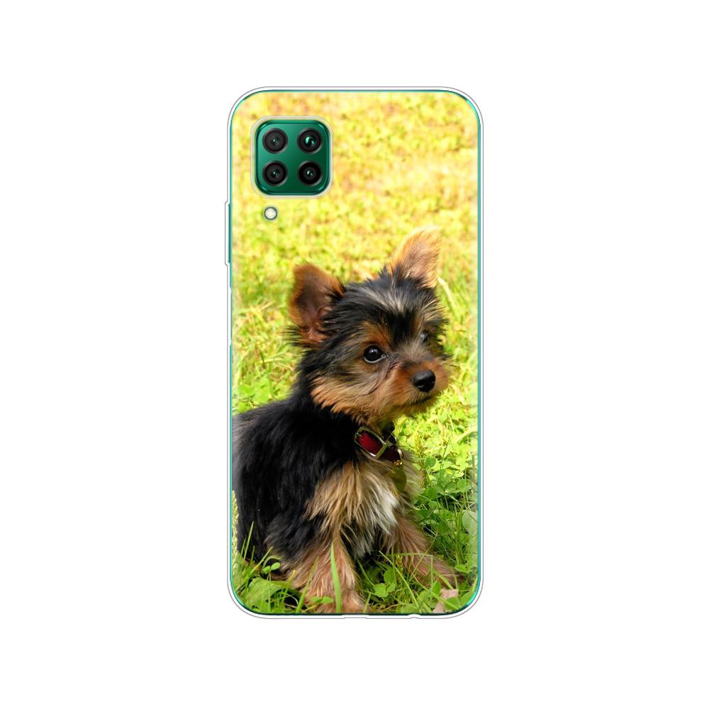 Чехол для huawei p40 lite E p40 pro P smart 2020, чехол для huawei Y5P Y6P Y7P Y8P Y6S Y9S NOVA 5T йоркширский терьер, щенок