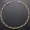 ZHUKOU simple link shape necklaces for women Trendy 2023 new in necklace women fashion choker Jewelry wholesale VL280