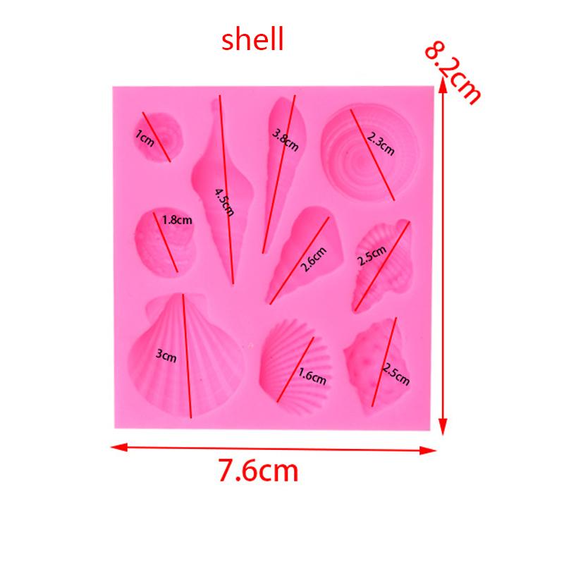 Dessert Chocolate Mold Cake Cookies Silicone Mermaid Tail Mold Fondant Mold Cake Decorating Tools Candy Soap Molds