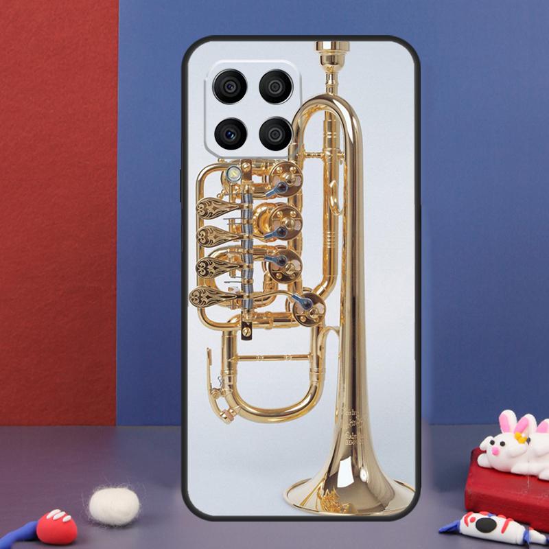 Piccolo Trumpet Brass Instruments Case For Samsung Galaxy M31 M21 M11 M13 M54 M34 M14 M56 M36 M16 M53 M32 M52 M35 M55 M15 M06