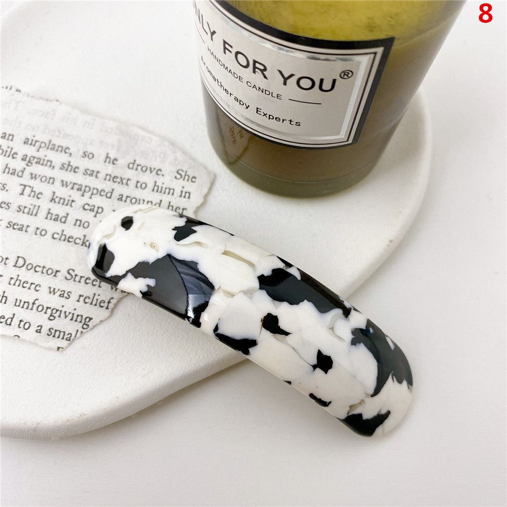 Elegant Geometric Acetate Ponytail Clip Hair Clips Barrettes Hair Accessories