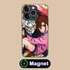 Anime Dandadan Glass MagSafe Mobile Phone Case for iPhone 17 16 15 14 13 12 11 Air Pro Max Plus Mini Colorful Cover