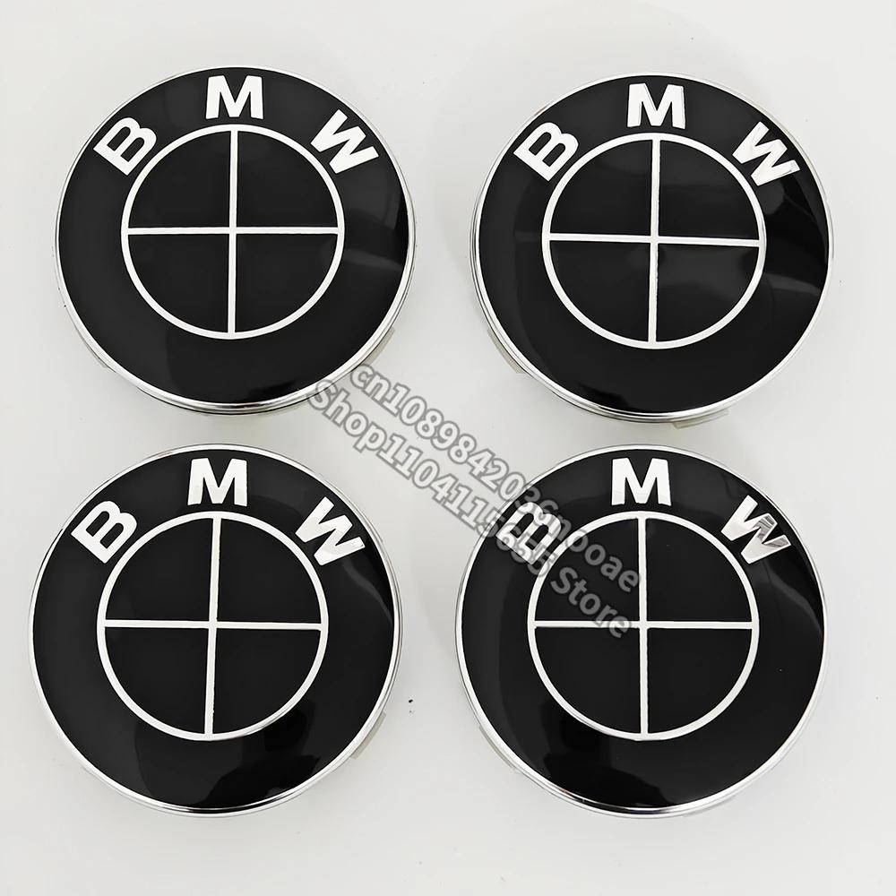 AABU1 4 Pcs 68mm 56mm Wheel Center Cap for BMW E90 E87 F30 F20 F10 E60 F01 F02 G20 G30 G38 G14 F22 X1 X3 X4 X5 X6 M1 M2 M3 M4 M5 M6 M8